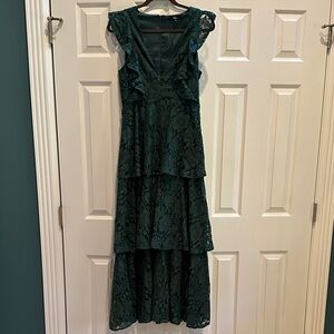 Lulus Green Lace Dress